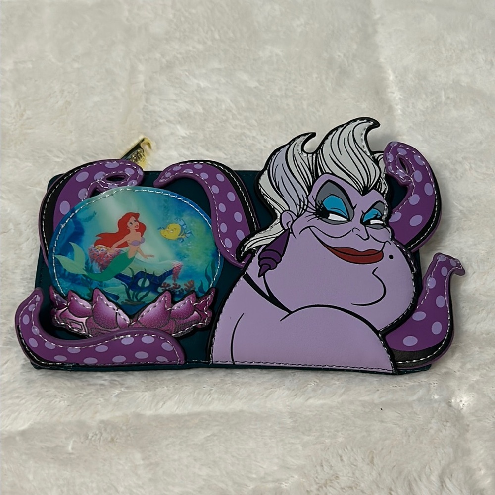 Disney Villains Scene Ursula Crystal Ball Loungefly Wallet